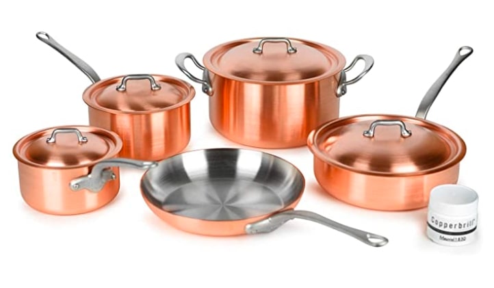 copper cookware vs stainless steel