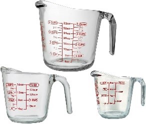 glass measuring cups