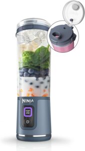 Ninja BC151NV Blast Portable Blender, Cordless, 18oz. Vessel, Personal Blender-for Shakes & Smoothies, BPA Free, Leakproof-Lid & Sip Spout, USB-C...-min