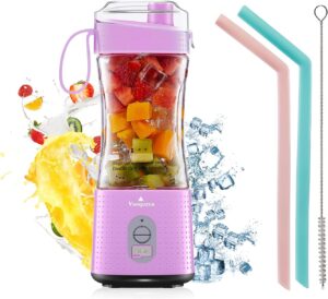 Portable Blender Personal USB Rechargeable Juice Cup for Smoothie-min