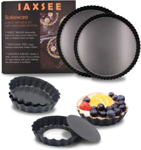 tart pan with removable bottom