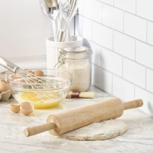 Farberware 5215807 Classic Wood Rolling Pin, 17.75-Inch, Natural 