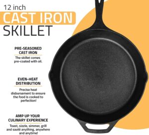 Cast iron frying pan-min