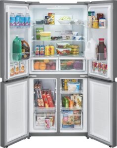 Frigidaire FRQG1721AV 17.4 Cubic Foot Refrigerator, Silver 