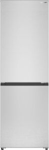 SHARP SJB1255GS Refrigerator with Bottom-Freezer, Counter-Depth, 24 Inch, 11.5 Cubic Foot, Stainless Steel