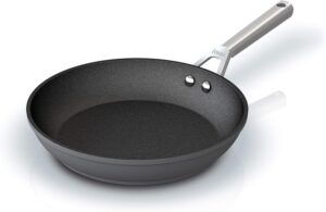 Ninja C30026 Foodi NeverStick Premium 10.25 Inch Fry Pan, Hard-Anodized, Nonstick, Durable & Oven Safe to 500°F, Slate Grey 