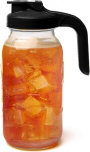 Best Mason Jar Glasses with Lids and Straws: Top 20 Stylish & Eco-Friendly Picks 4 3 County Line Kitchen Mason Jar with Handle and Straw Lid-min