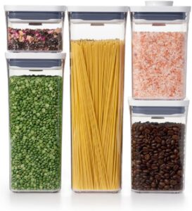Best Airtight Food Storage Containers Top Guide 2 OXO Good Grips 5-Piece POP Container Set-min
