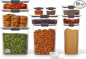 Best Airtight Food Storage Containers Top Guide 3 Rubbermaid Brilliance Airtight Food Storage Containers (Set of 10)-min