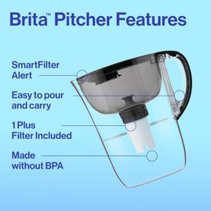 Best Water Filter Pitchers for Clean Drinking 2 1 Brita Everyday 10-Cup Water Filter Pitcher-min