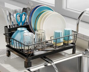 Best Dish Drying Racks for Small Counters: Compact, Stylish & Functional 12 11 GSlife Small Dish Drying Rack-min