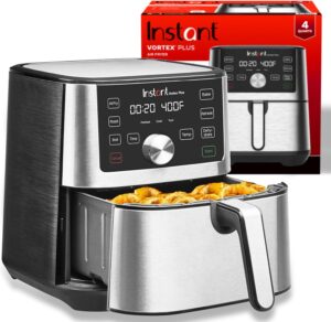 12 Instant Pot Vortex Plus 4QT Air Fryer, Custom Program Options-min