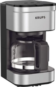 Best Compact Coffee Makers for Small Kitchens 13 12 KRUPS Simply Brew Coffee Maker with Pause & Brew, Keep Warm and Reusable Filter-min