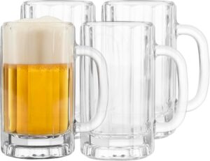 20 Best Beer Glass Sets for Home Use 13 12 Libbey Heidelberg Beer Mug Set (Set of 4)