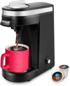 Best Compact Coffee Makers for Small Kitchens 14 13 CHULUX Single Serve Coffee Maker Single Cup Coffee Machine-min
