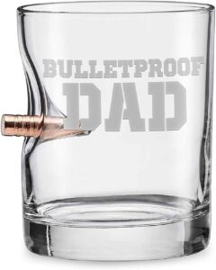 20 Best Whiskey Glasses for Gifting Luxury, Novelty & Personalized Picks 15 14 BenShot Bulletproof Dad Rocks-min