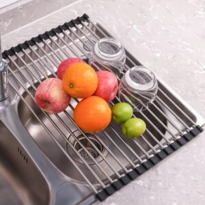 Best Dish Drying Racks for Small Counters: Compact, Stylish & Functional 15 14 Seropy roll up dish dryong rack-min