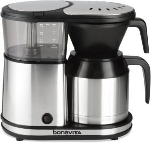 Best Compact Coffee Makers for Small Kitchens 16 15 Bonavita 5 Cup Drip Coffee Maker Stainless Steel BV1500TS-min