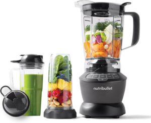 Best High-Power Blenders Under $150 18 17 nutribullet Full-Size Blender Combo 1200W – NBF50500 - Dark Gray-min