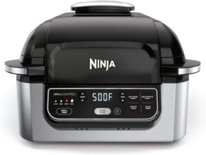 Best Indoor Grills for Healthy Cooking | Buyer’s Guide 19 18 Ninja Foodi 5-in-1 Indoor Grill & Air Fryer-min