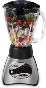 Best High-Power Blenders Under $150 20 19 Oster Classic Series 16 Speed Blender with 5-Cup Glass Jar, Brushed Nickel4-min