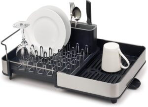 Best Dish Drying Racks for Small Counters: Compact, Stylish & Functional 5 4 Joseph Joseph Extend Expandable Dish Rack-min
