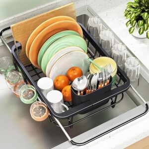 Best Dish Drying Racks for Small Counters: Compact, Stylish & Functional 6 5 KESOL Expandable Dish Drying Rack (Over-the-Sink)-min