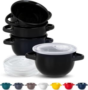 6 KooK French Onion Soup Crocks with Handles-min