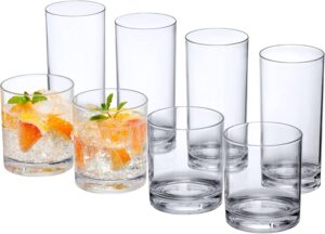6 komax unbreakable plastic tumbler-min