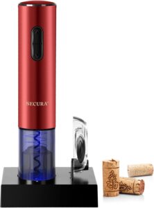 8 Secura Electric Wine Opener, Automatic Electric Wine Bottle-min