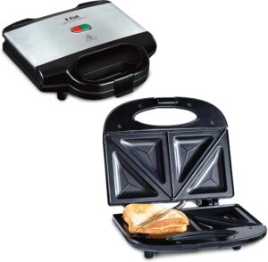 20 Best Sandwich Toasters for Perfect Crispy Sandwiches (2026 Guide) 12 11 T-fal SW6100 EZ Clean Sandwich and Waffle Maker-min