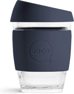 12 JOCO Glass Reusable Coffee Cup with Lid-min