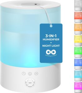 14 Everlasting Comfort 4L Cool Mist Humidifier with Essential Oil Tray-min