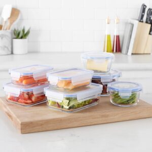 Best Glass Meal Prep Containers: The Ultimate Buyer’s Guide 17 16 Amazon Basics Glass Food Storage Containers-min