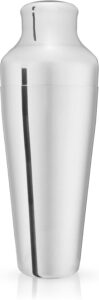 20 Best Cocktail Shakers for Home Bars Boston, Cobbler & French Picks 17 16 Viski Parisian (French) Cocktail Shaker-min