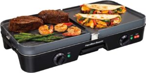 3 Hamilton Beach 3-in-1 Electric Indoor Grill + Griddle-min