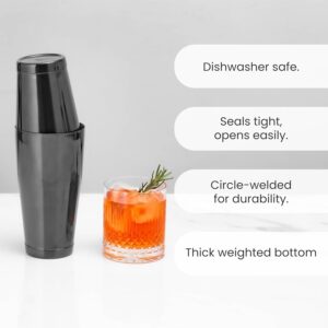20 Best Cocktail Shakers for Home Bars Boston, Cobbler & French Picks 4 3 a bar boston shaker set-min