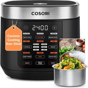 20 Best Small Rice Cookers for Perfect Rice of Premium Models 5 4 Panasonic 5-Cup Rice Cooker with Fuzzy Logic (SR-DF181)-min
