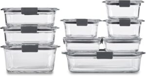 Best Glass Meal Prep Containers: The Ultimate Buyer’s Guide 5 4 Rubbermaid+Brilliance+Glass+Storage+Containers-min