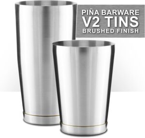 20 Best Cocktail Shakers for Home Bars Boston, Cobbler & French Picks 7 6 Piña Barware Boston Shaker Set-min