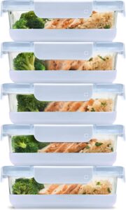 Best Glass Meal Prep Containers: The Ultimate Buyer’s Guide 8 7 Ello Duraglass Meal Prep Containers-min