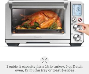 2 Breville BOV900BSS Smart Oven Air Fryer Pro and Convection Oven, Brushed Stainless Steel-min