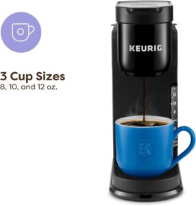 3 Keurig K-Express Single Serve K-Cup Pod Coffee Maker, 3 Brew Sizes, Strong Button Feature, 42oz Removable Reservoir, Black-min