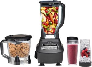 5 Ninja Mega Kitchen System, 1500W, 72 oz. Full-Size Blender & 8-Cup Food Processor with (2) 16 oz. To-Go Cups, Total Crushing Technology - Smoothies, Ice...-min