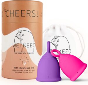 we keeo resusable menstural cups